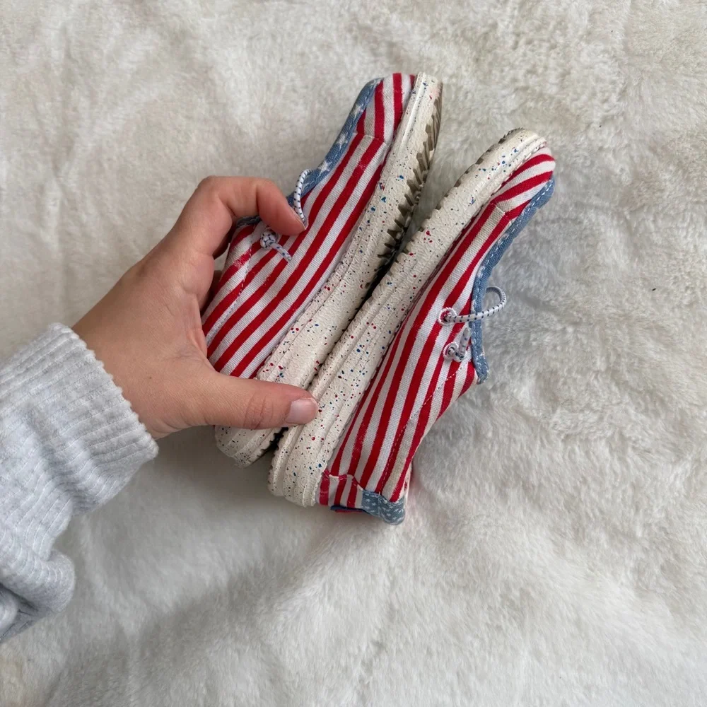 Hey Dude Wally Youth Patriotic Size 11 - Picture 9 of 13